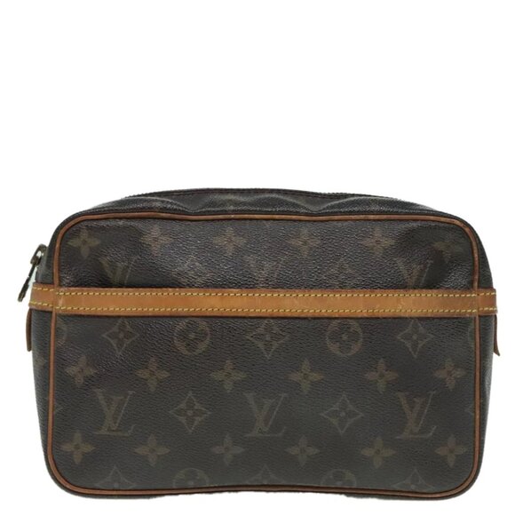 LOUIS VUITTON Monogram Compiegne 23 Clutch Bag M51847 LV Auth 92726 - Picture 1 of 15